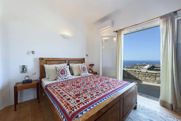 Beautiful residence overlooking the sunset and the Aegean Sea  - Fanari, Mykonos, Cyclades Islands