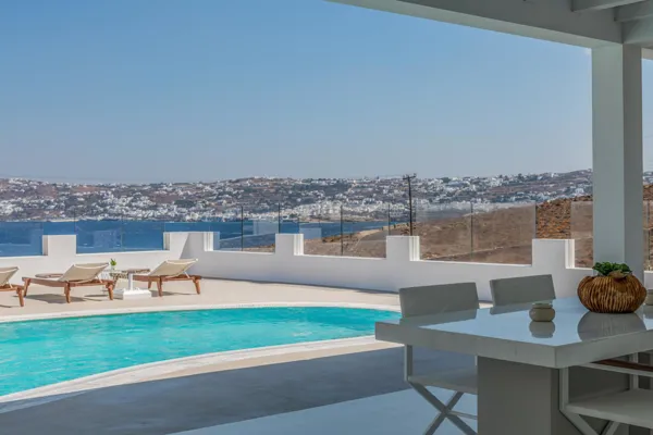 Villa with panoramic views of Mykonos town - Ornos, Mykonos, Cyclades Islands