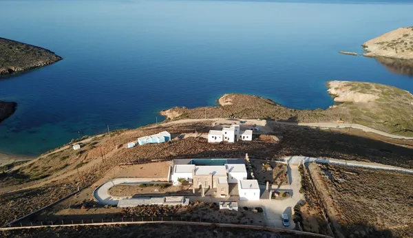 Luxury villa panoramic sea views in Andros - Fellos, Andros, Cyclades Islands