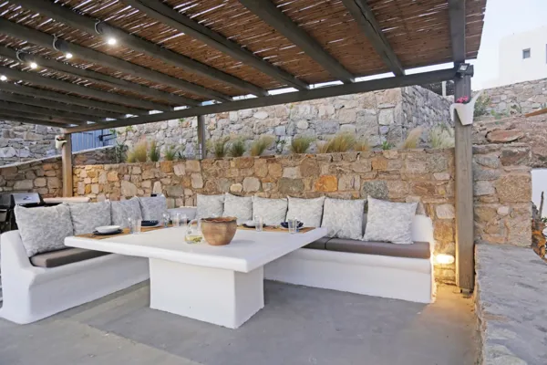 Quietly situated villa with beautiful sunset views  - Aleomandra, Mykonos, Cyclades Islands