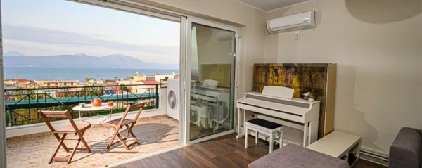 Panoramic seaview apartment in Chalkoutsi - Skala Oropou, Attica