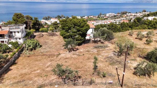 Land plot close to the seashore in Melissi area - Kiato, Korinthia, Peloponnese