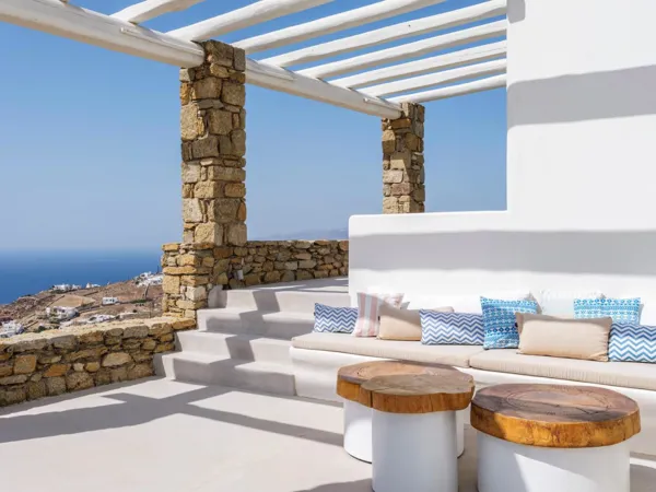 Beautiful villa overlooking Mykonos Island and Aegean Sea - Faros Armenistis, Mykonos, Cyclades Islands