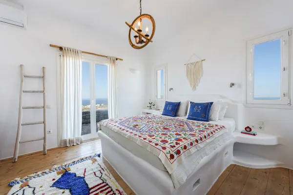 Beautiful residence overlooking the sunset and the Aegean Sea  - Fanari, Mykonos, Cyclades Islands