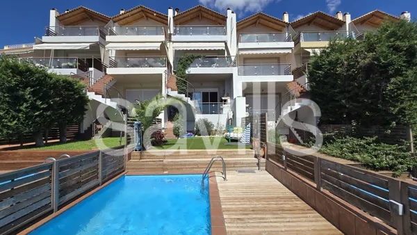 Panoramic sea views maisonette, in Loutra Oraias Elenis - Loutra Elenis, Korinthia, Peloponnese