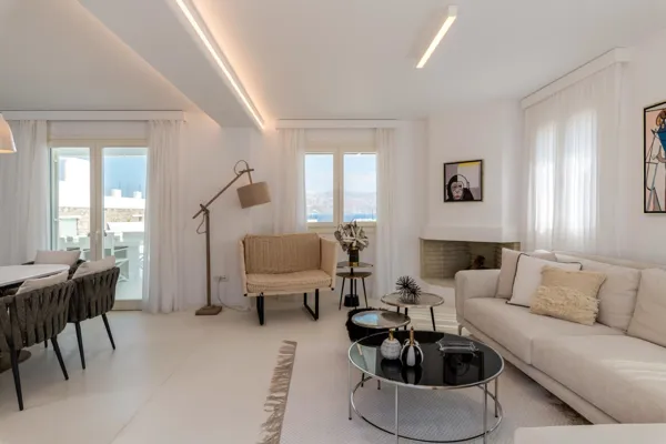 Villa with panoramic views of Mykonos town - Ornos, Mykonos, Cyclades Islands