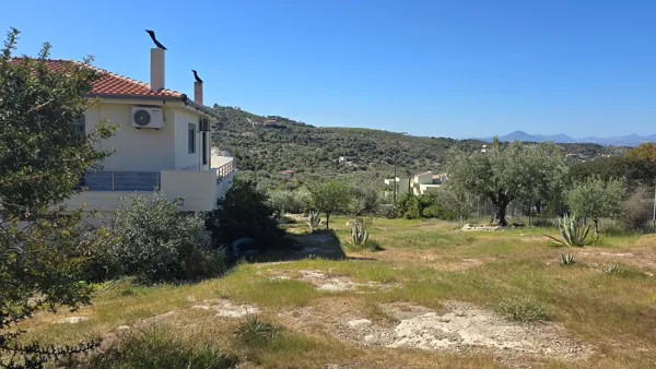 Villa with lake and sea views - Limni Vouliagmenis, Korinthia, Peloponnese