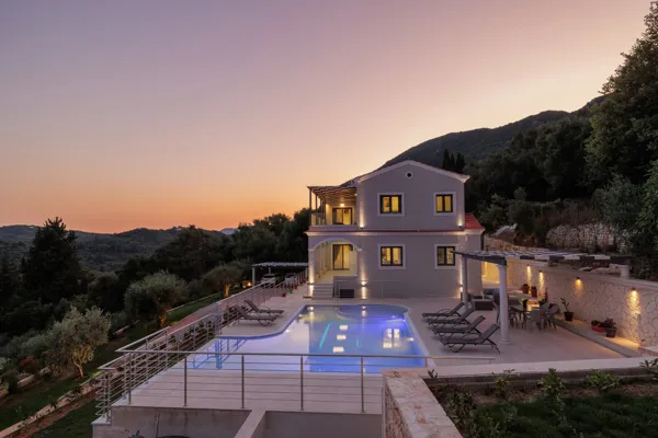 Brand new villa with amazing views - Agios Markos, Corfu, Ionian Islands