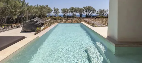 Luxury Santorini Villa with Uninterrupted Sea Views and Private Beach Access - Fira, Santorini, Cyclades Islands