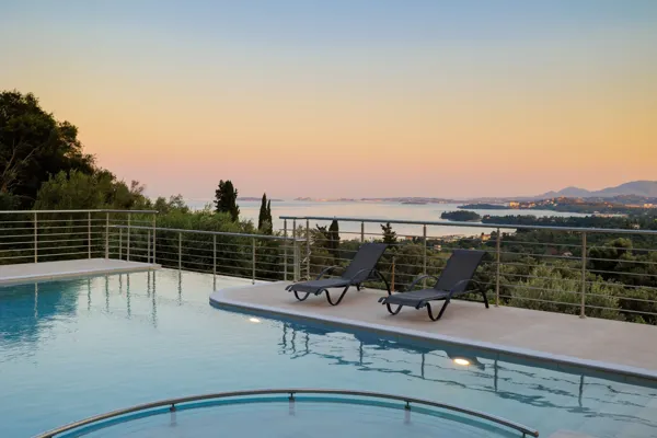 Brand new villa with amazing views - Agios Markos, Corfu, Ionian Islands