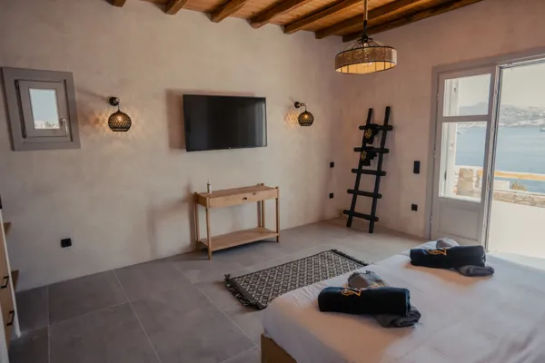 Villa with panoramic sea and Mykonos town views - Ornos, Mykonos, Cyclades Islands
