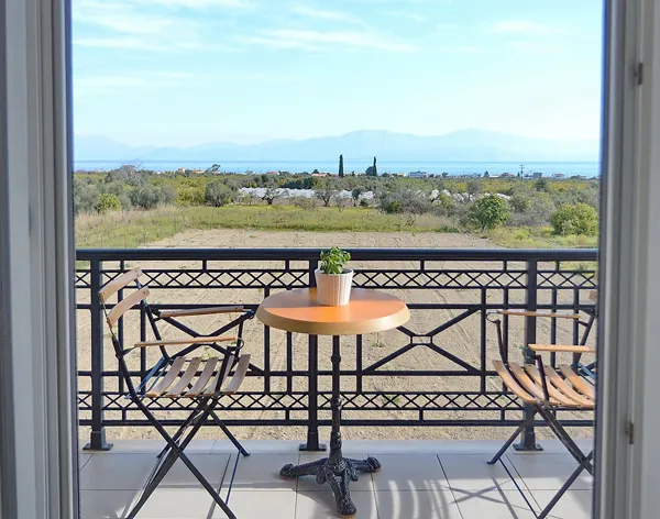 Maisonette with panoramic sea views in Melissi - Kiato, Korinthia, Peloponnese