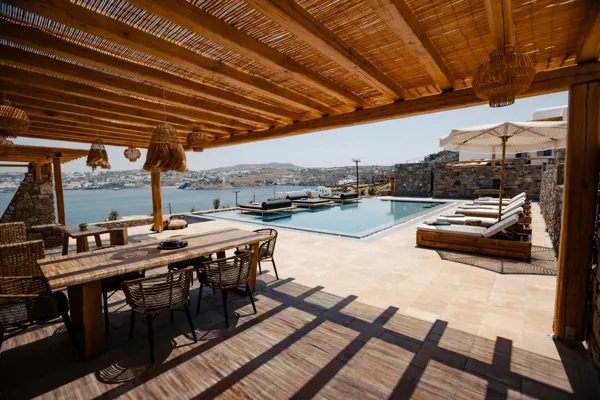 Villa with panoramic sea and Mykonos town views - Ornos, Mykonos, Cyclades Islands