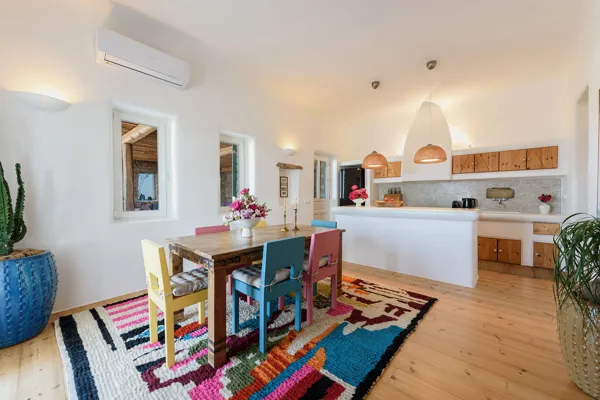 Beautiful residence overlooking the sunset and the Aegean Sea  - Fanari, Mykonos, Cyclades Islands