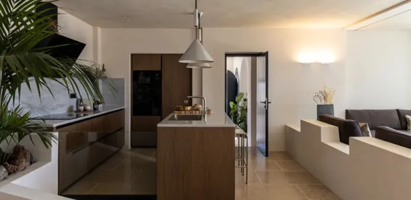 Luxury Santorini Villa with Uninterrupted Sea Views and Private Beach Access - Fira, Santorini, Cyclades Islands