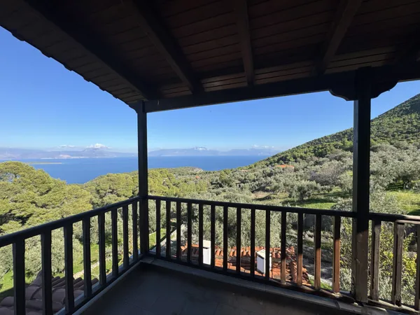 Detached house with unlimited view to the sea  - Loutraki, Korinthia, Peloponnese