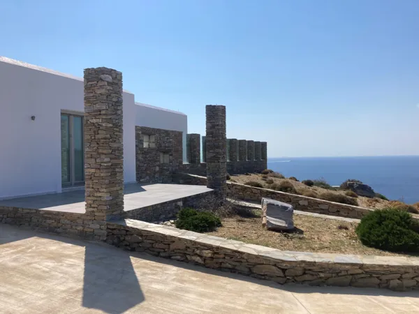 Luxury villa panoramic sea views in Andros - Fellos, Andros, Cyclades Islands