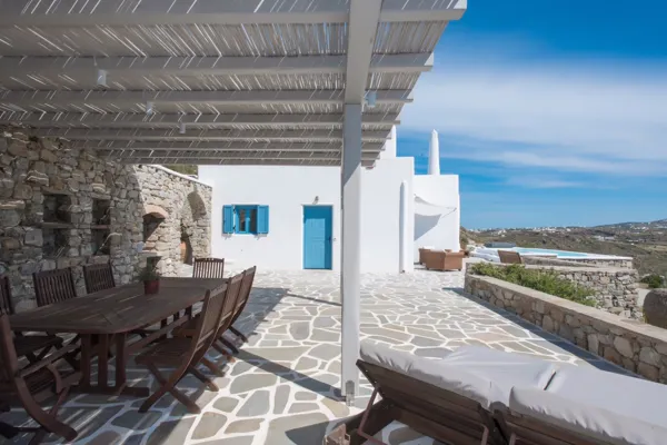 Lovely, modern style villa with magnificent views of the sea  - Agios Lazaros, Mykonos, Cyclades Islands