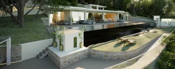 Eco-friendly new built villa with panoramic views  - Loutses, Corfu, Ionian Islands