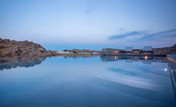 Charming Mykonian villa with great sea views - Platys Gialos, Mykonos, Cyclades Islands