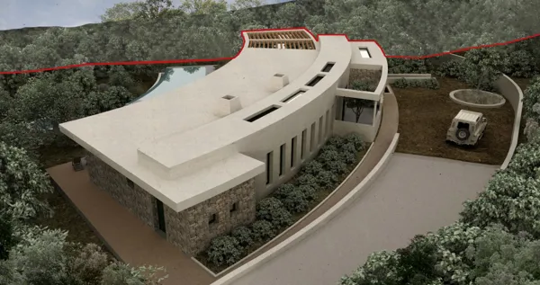 Olive grove plot with planning permission for a Mediterranean villa - Meganisi, Ionian Islands