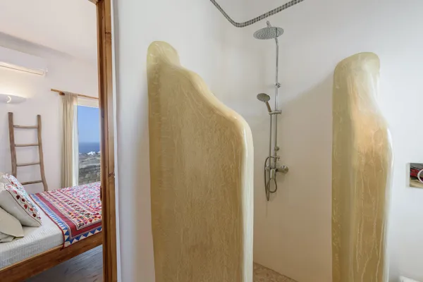 Beautiful residence overlooking the sunset and the Aegean Sea  - Fanari, Mykonos, Cyclades Islands