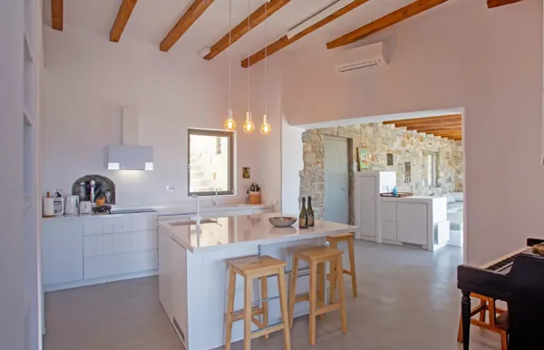 Charming Mykonian villa with great sea views - Platys Gialos, Mykonos, Cyclades Islands