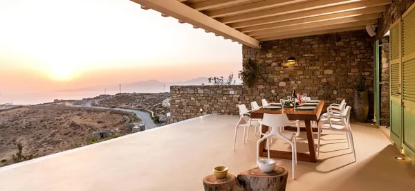 Cozy villa with breathtaking sunset views  - Fanari, Mykonos, Cyclades Islands