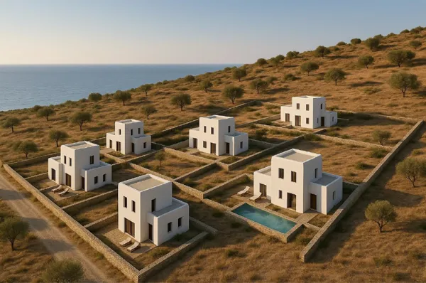 Elevated Coastal Plot for High-End Hospitality Development in Skyros - Skyros, Evia, Central Greece