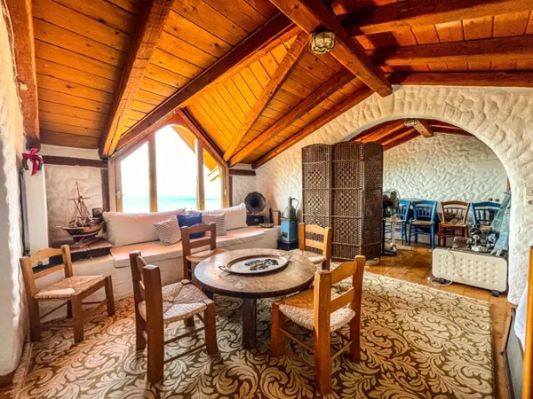 Seafront Stone Villa with independent Guesthouse and Panoramic Views over the Evoikos Gulf  - Diliso, Nea Stira, Evia, Central Greece