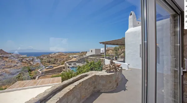 Charming Mykonian villa with great sea views - Platys Gialos, Mykonos, Cyclades Islands