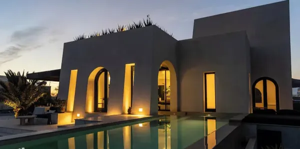 Luxury Santorini Villa with Uninterrupted Sea Views and Private Beach Access - Fira, Santorini, Cyclades Islands