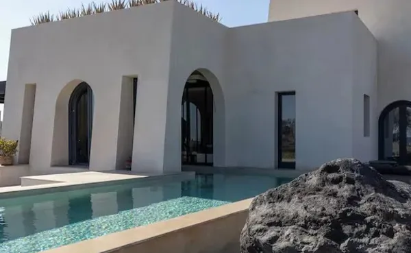 Luxury Santorini Villa with Uninterrupted Sea Views and Private Beach Access - Fira, Santorini, Cyclades Islands