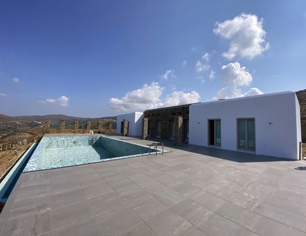 Luxury villa panoramic sea views in Andros - Fellos, Andros, Cyclades Islands