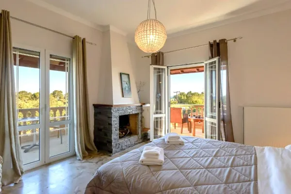 Villa with private tennis court  - Chalikouna, Corfu, Ionian Islands