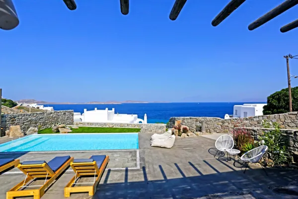 Quietly situated villa with beautiful sunset views  - Aleomandra, Mykonos, Cyclades Islands