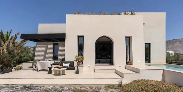 Luxury Santorini Villa with Uninterrupted Sea Views and Private Beach Access - Fira, Santorini, Cyclades Islands
