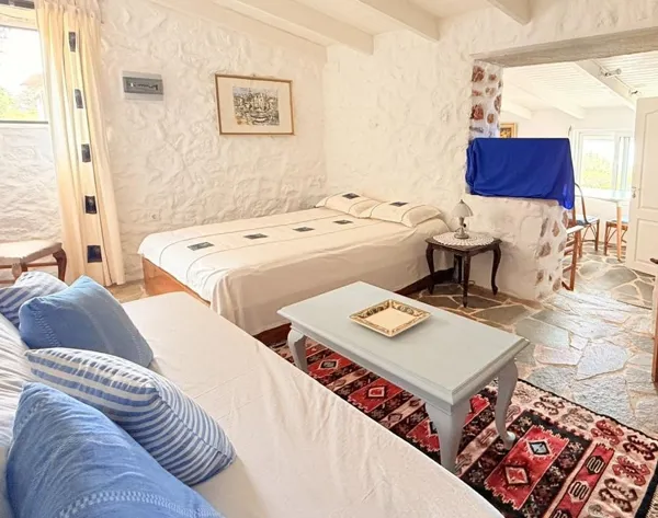 Seafront Stone Villa with independent Guesthouse and Panoramic Views over the Evoikos Gulf  - Diliso, Nea Stira, Evia, Central Greece