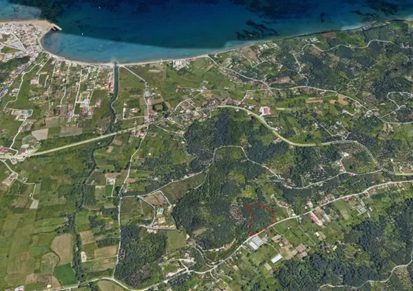 Land plot nestled in the green - Karousades, Corfu, Ionian Islands