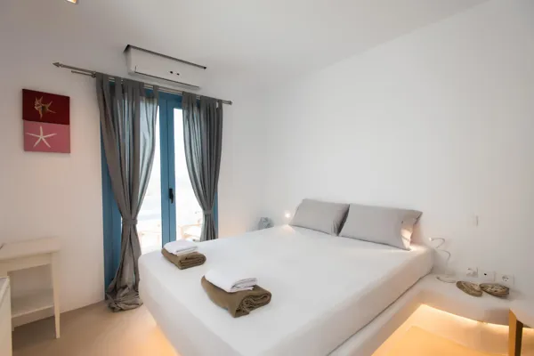 Lovely, modern style villa with magnificent views of the sea  - Agios Lazaros, Mykonos, Cyclades Islands