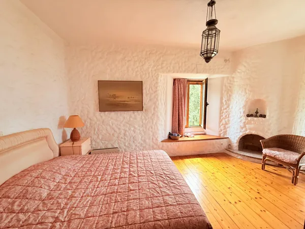 Seafront Stone Villa with independent Guesthouse and Panoramic Views over the Evoikos Gulf  - Diliso, Nea Stira, Evia, Central Greece