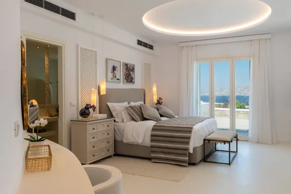 Villa with panoramic views of Mykonos town - Ornos, Mykonos, Cyclades Islands