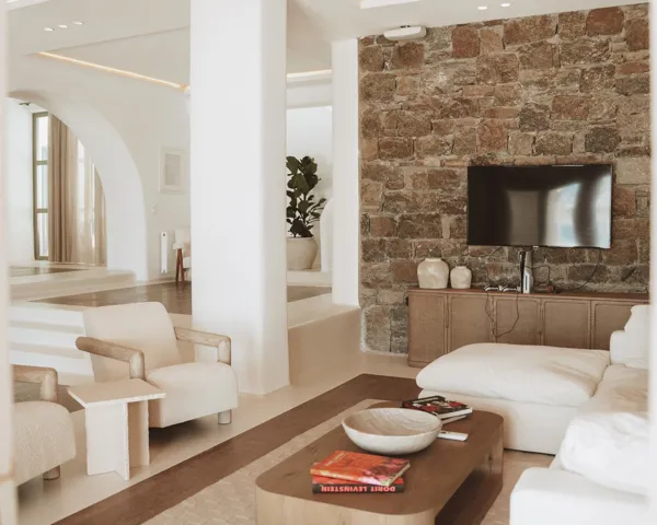 A masterpiece villa of serene luxury - Elia, Mykonos, Cyclades Islands