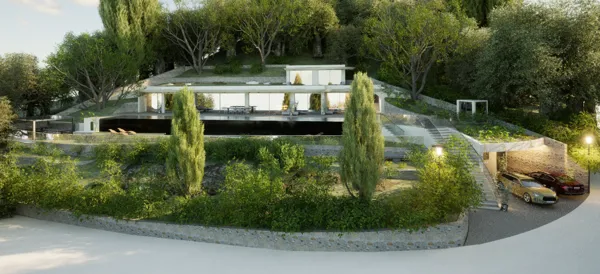 Eco-friendly new built villa with panoramic views  - Loutses, Corfu, Ionian Islands