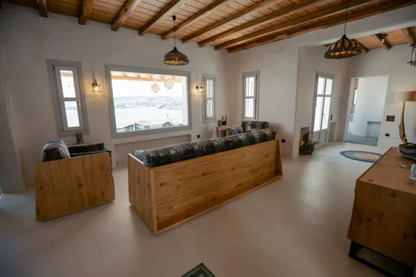 Villa with panoramic sea and Mykonos town views - Ornos, Mykonos, Cyclades Islands
