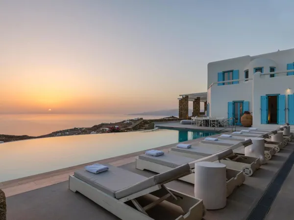 Beautiful villa overlooking Mykonos Island and Aegean Sea - Faros Armenistis, Mykonos, Cyclades Islands