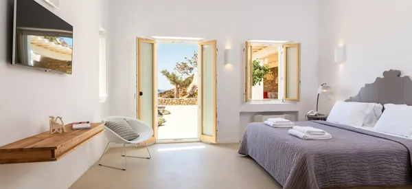 Luxury Villa with panoramic Aegean Sea views  - Fanari, Mykonos, Cyclades Islands