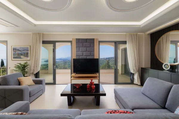 Brand new villa with amazing views - Agios Markos, Corfu, Ionian Islands