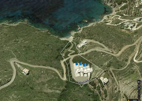 4- Luxury villa complex, first row to the sea in Andros island - Kato Fellos, Andros, Cyclades Islands