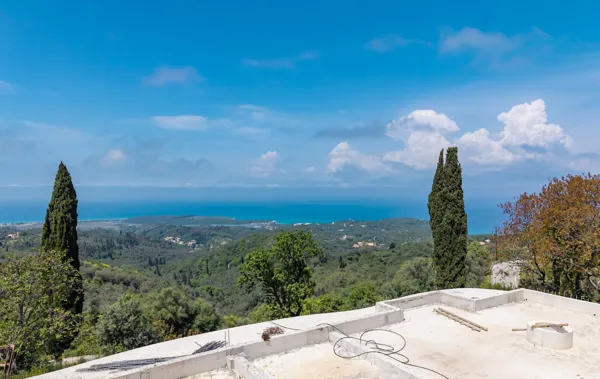 Eco-friendly new built villa with panoramic views  - Loutses, Corfu, Ionian Islands